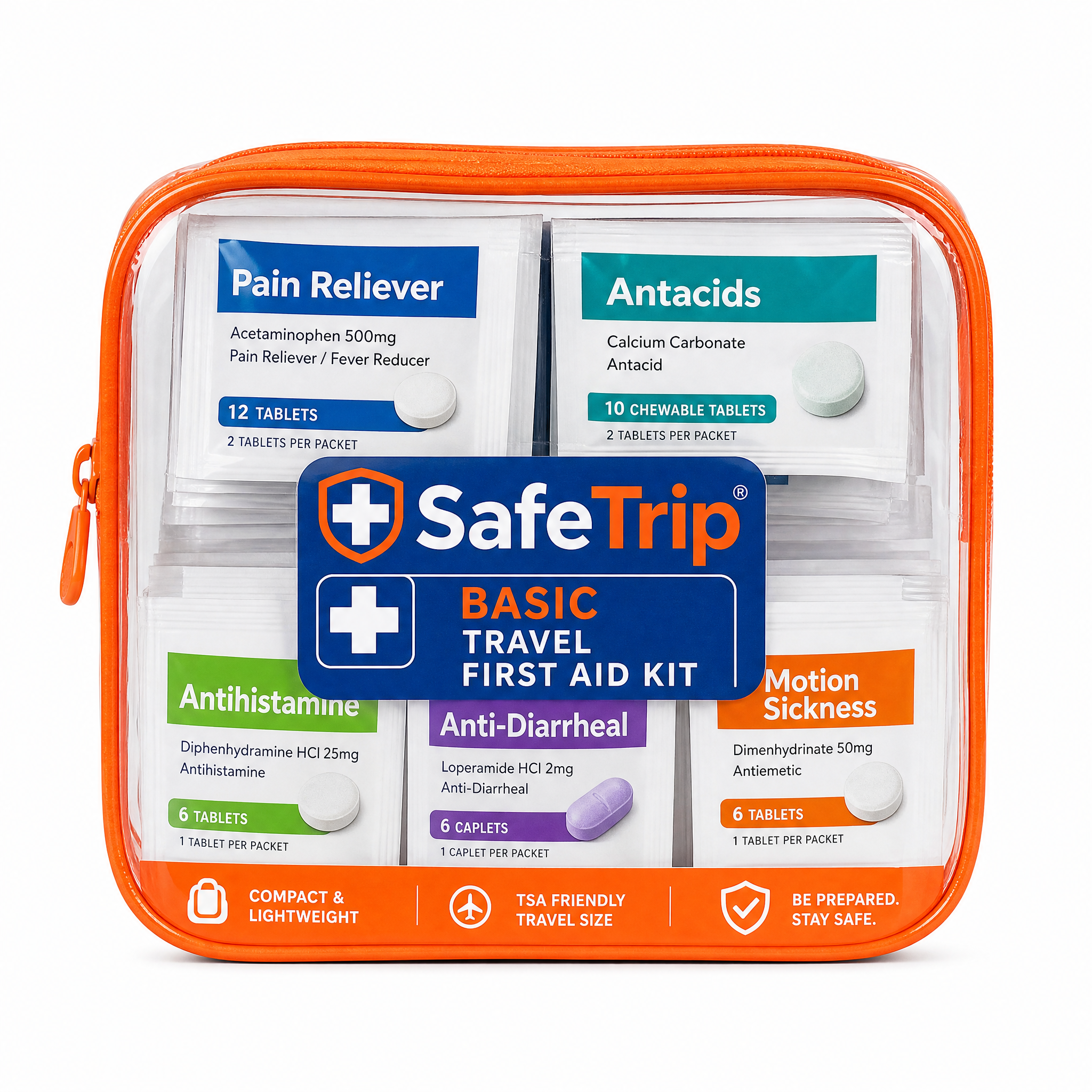SafeTrip Medication Essentials Pouch
