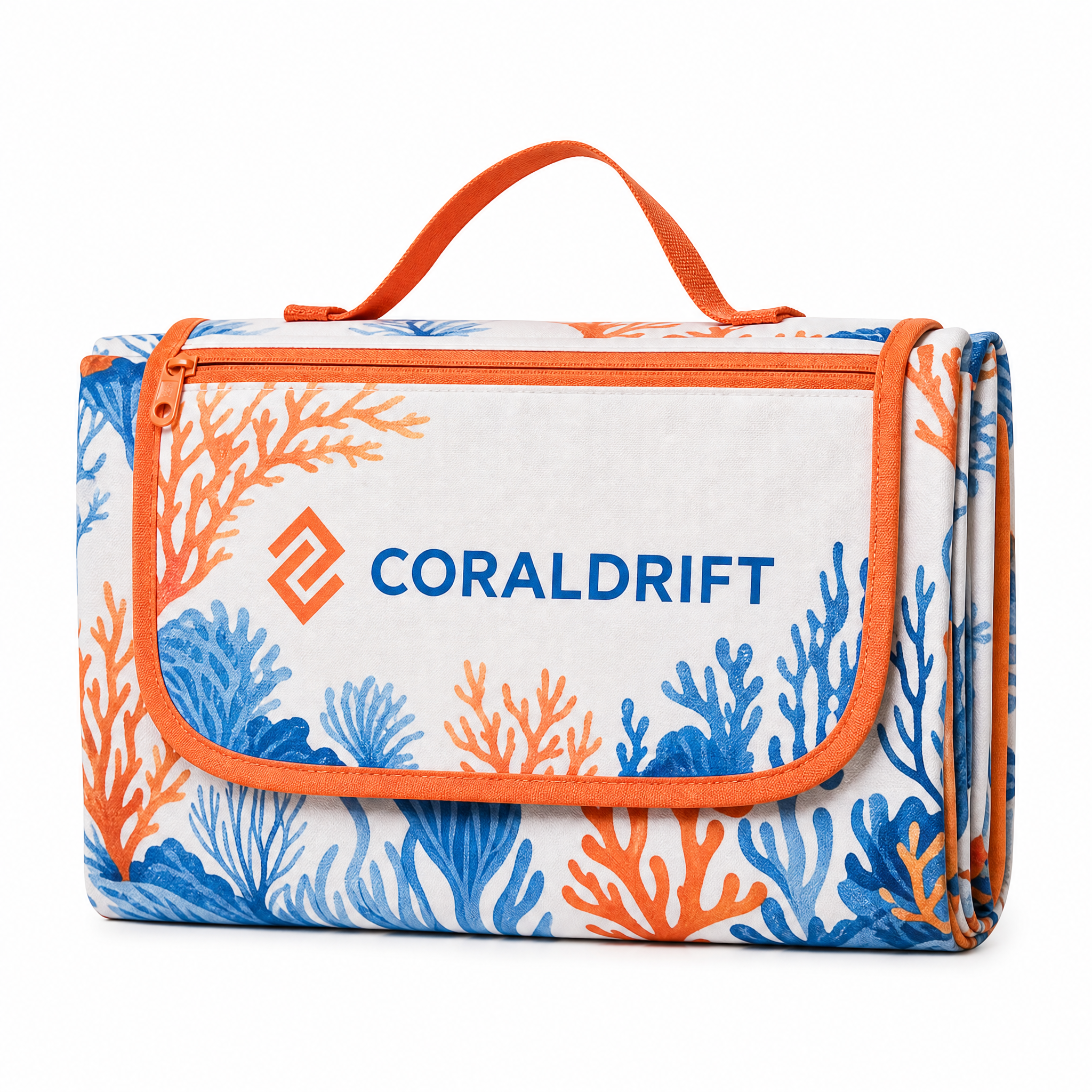 CoralDrift Oversized Beach Blanket
