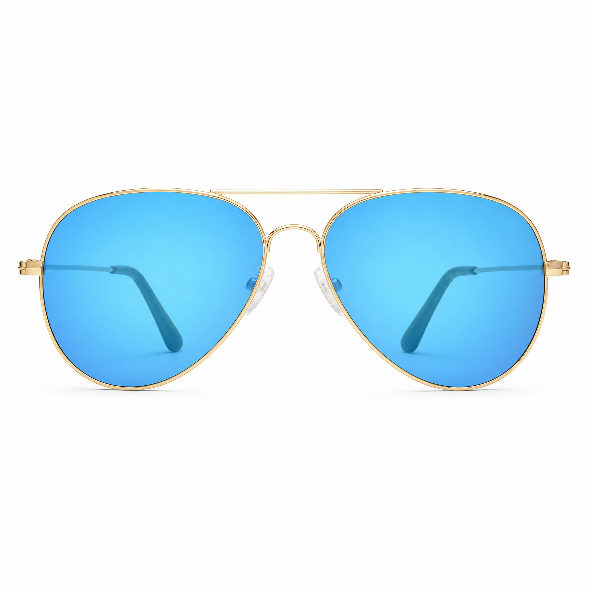 Mirrored Lens Aviator Sunglasses UV400