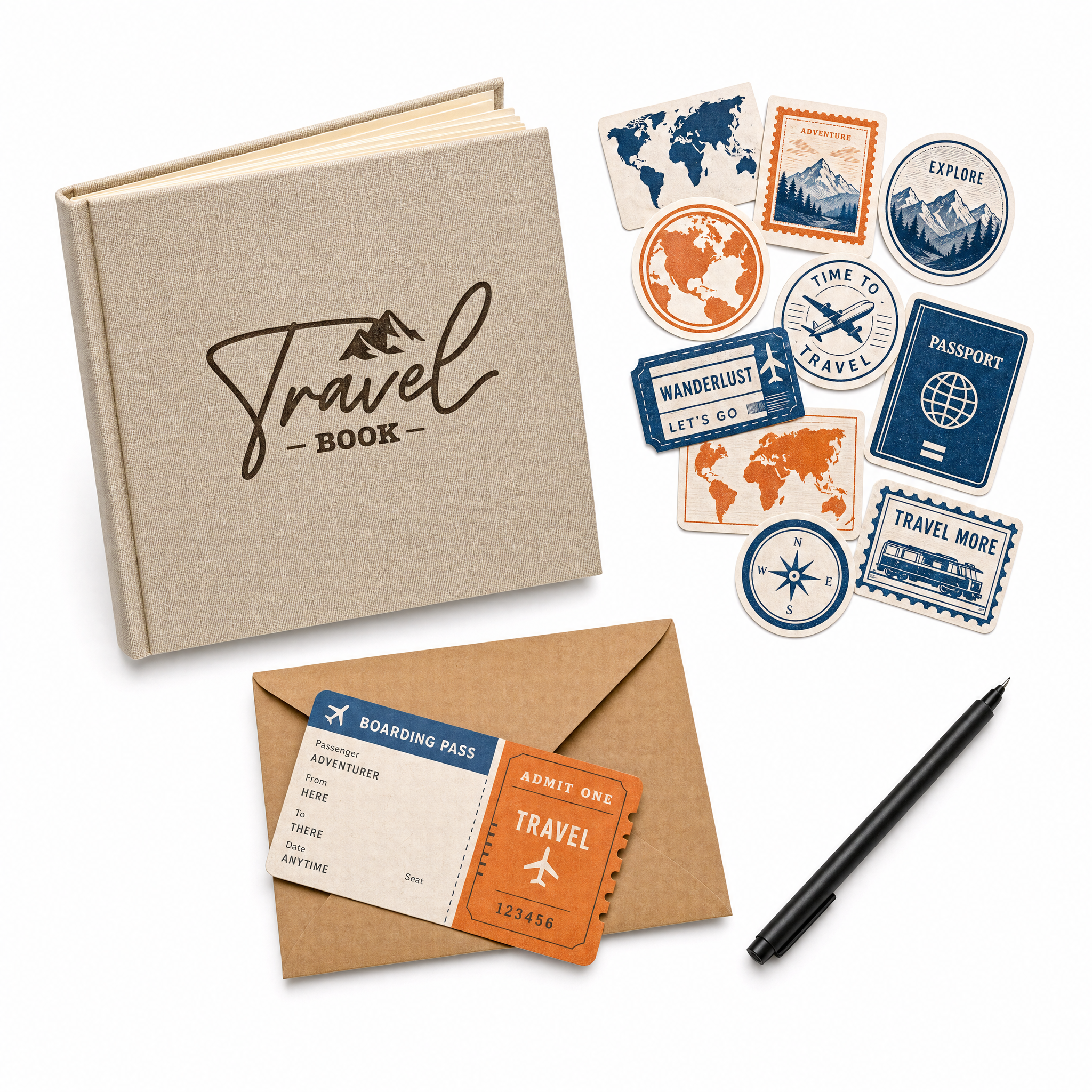 MemoryMile Travel Photo Book Kit