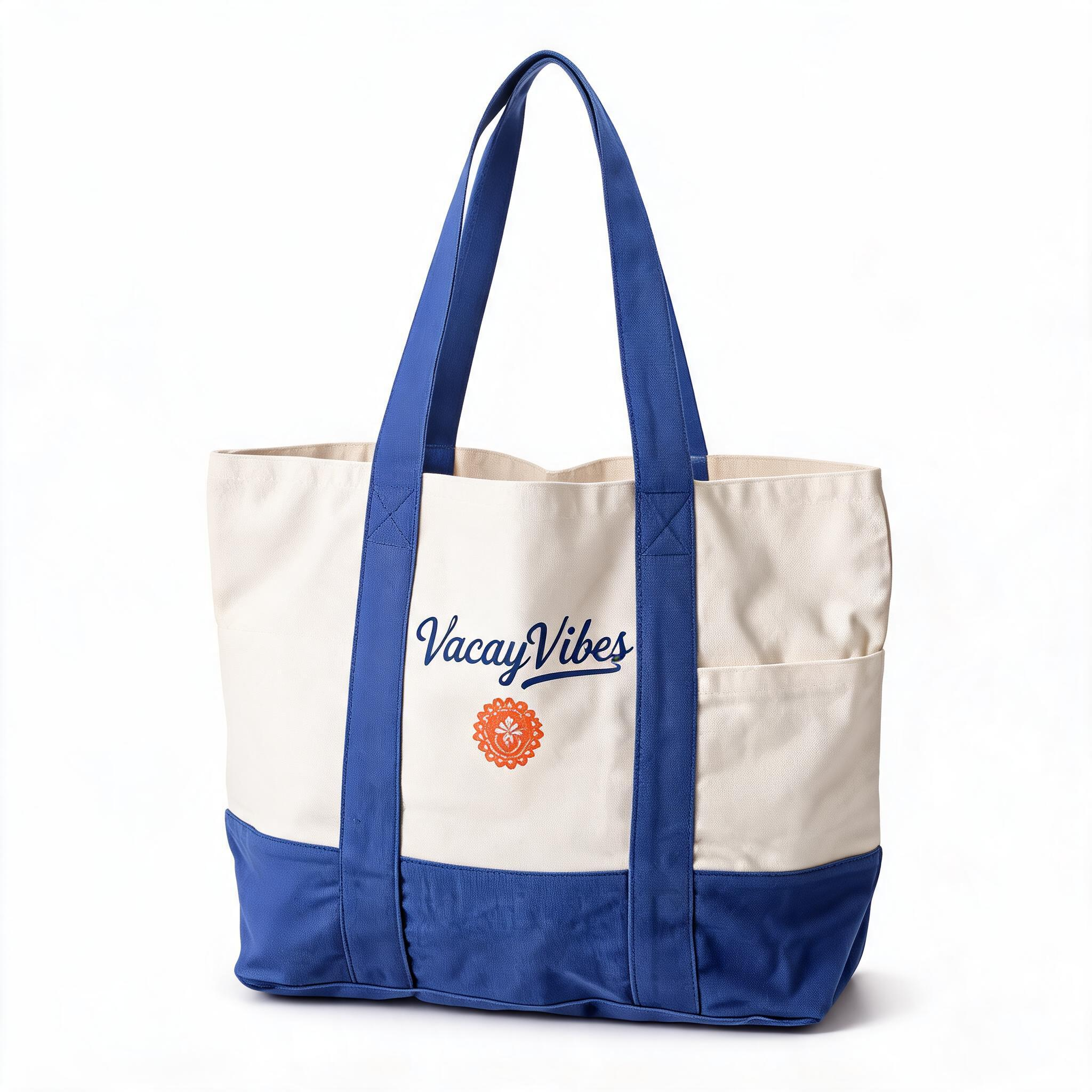 VacayVibes Canvas Tote Bag