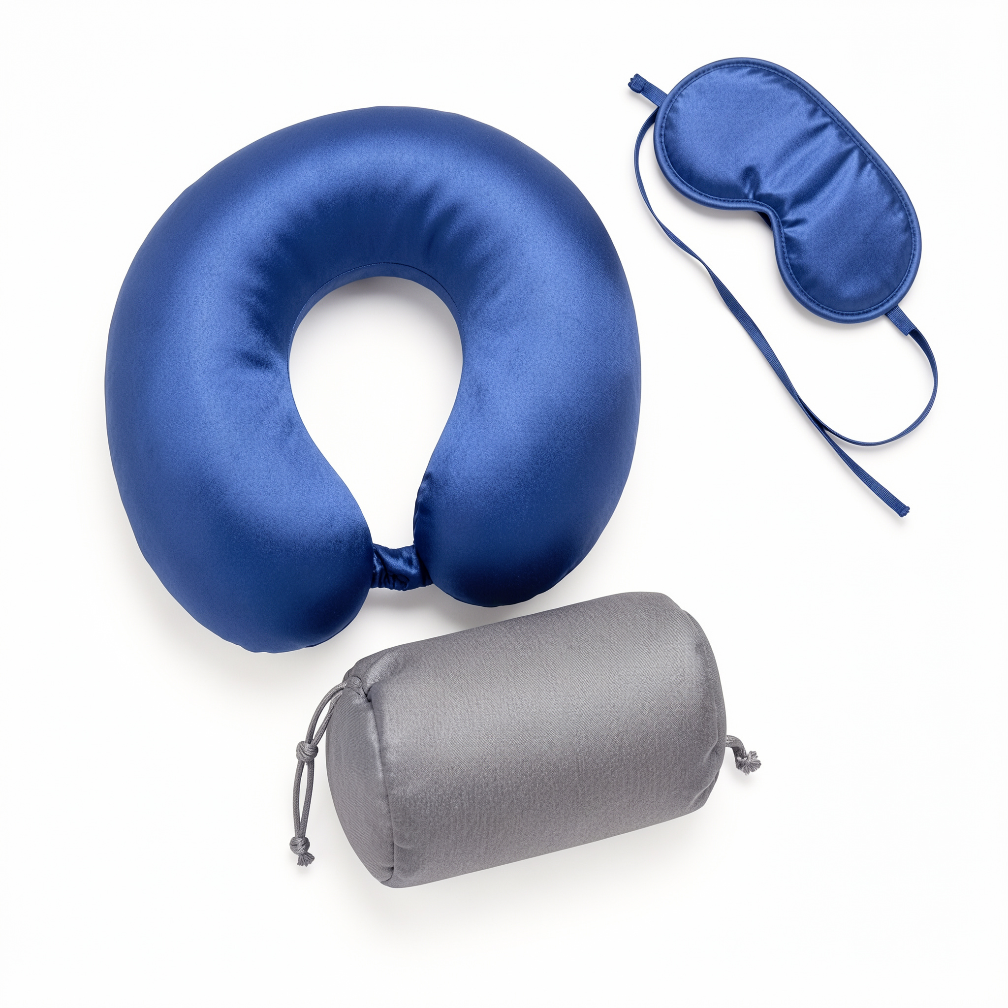 Travel Neck Pillow and Eye Mask Set
