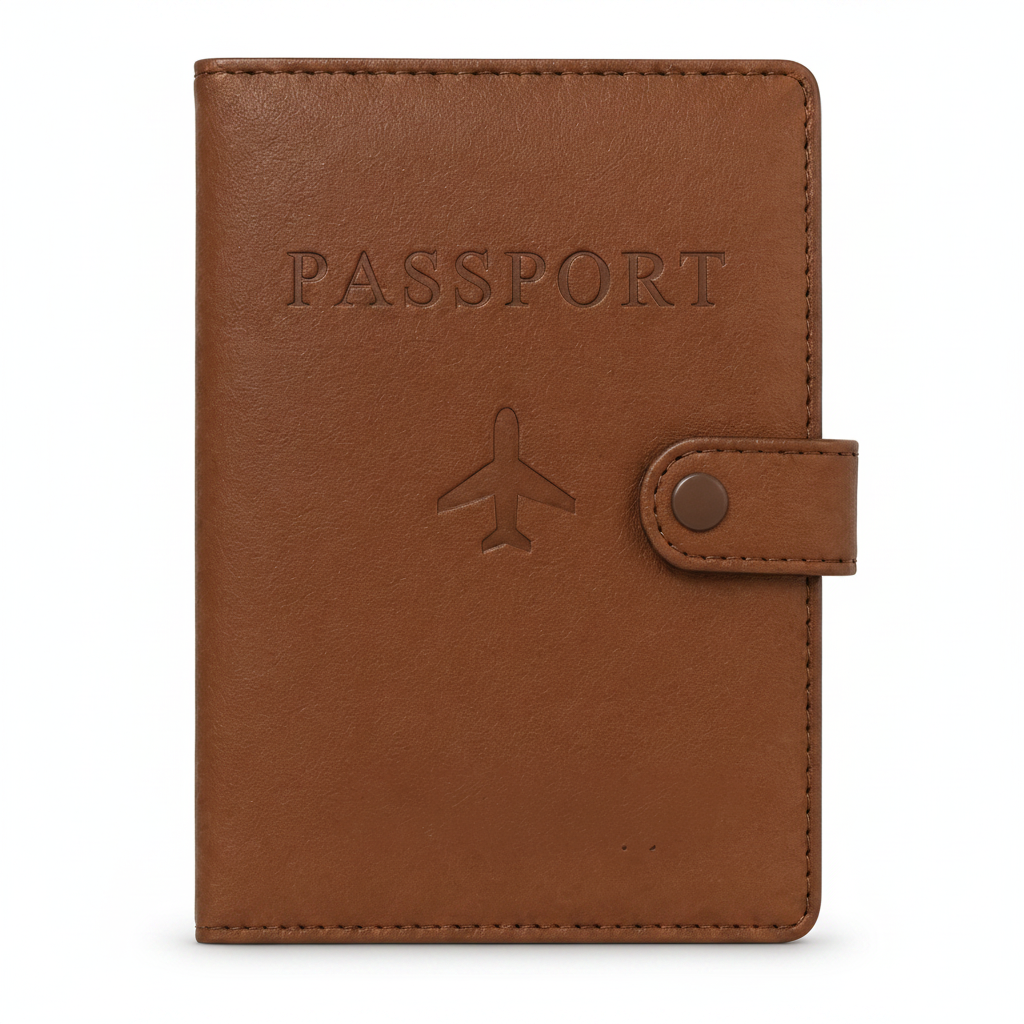 Travel Essentials Classic Passport Holder – Brown